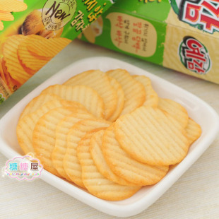 糖糖屋进口零食食品好丽友原味炭烤薯片非油炸不上火60（80）g