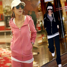 2012新款秋装韩版女装<span class=H>李</span><span class=H>孝利</span>连帽运动服休闲<span class=H>卫衣</span>运动套装女款夏装