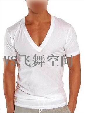 michael <span class=H>jack</span>son 杰克逊 billie <span class=H>jean</span> 比利金 超大V领<span class=H>短袖</span>T恤