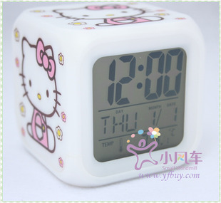 kitty七彩钟9.9元