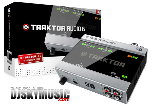 迎元旦特价 NI AUDIO 6 DJ 声卡 Traktor 6 dj 送声卡包