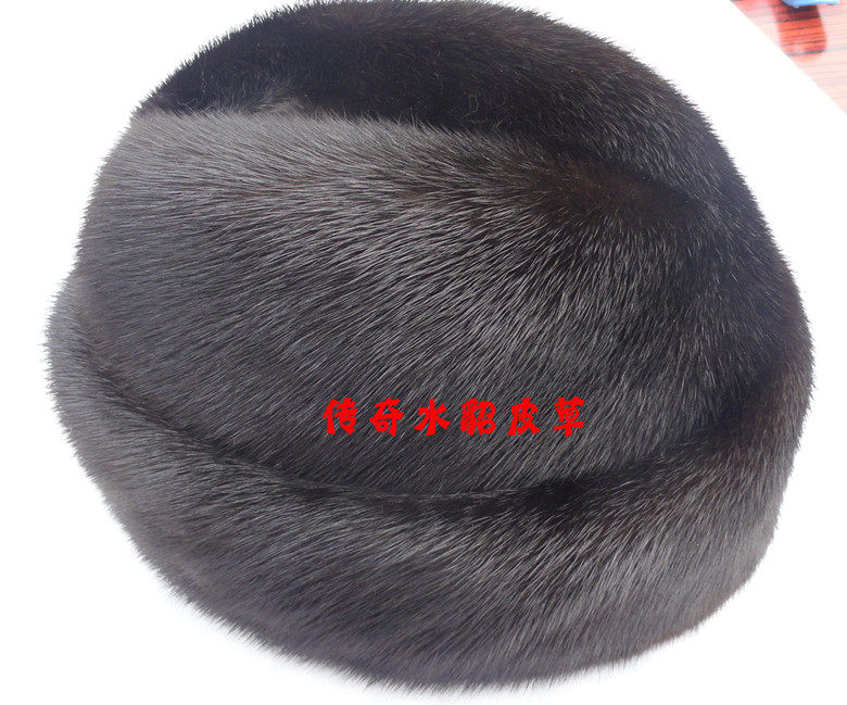 传奇水貂毛皮草<span class=H>帽子</span> 冬季<span class=H>帽子</span><span class=H>男士</span>法式<span class=H>帽子</span>韩版 中老年 送礼佳品