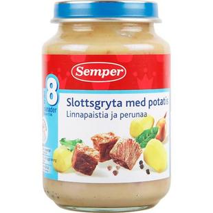 爱北欧 瑞典进口Semper8个月宝宝婴幼儿辅食