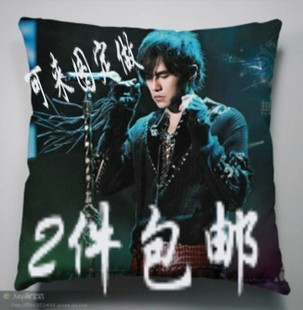 周杰伦JAY头像DIY抱枕新专辑哇靠惊叹号皮影