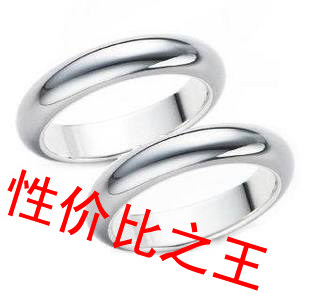 保证不变色 光面对戒 镀925纯银戒指 情侣戒指 <span class=H>情侣对</span>戒 秒杀价