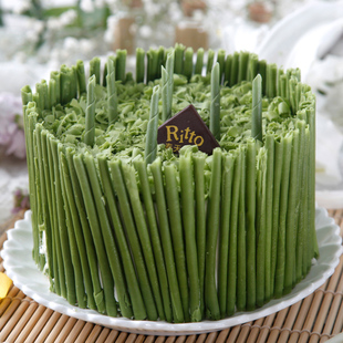  春天瑞朵 抹茶系列 春之萌芽 生日蛋糕 礼物 杭州市区免费配送