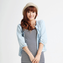 2011新款春装 唐狮女装韩版纯色牛仔小外套 女F670 原价219