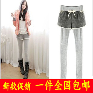 少女秋装 中学生卫衣棉<em>短裤</em>三分<em>裤加九分裤</em> 两