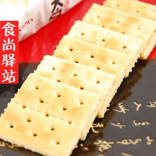  韩国饼干 crown可拉奥太口咸饼干 苏打饼干56g