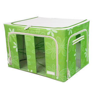  Yhome收纳箱 韩国百纳箱收纳盒 特大号牛津布钢架整理箱