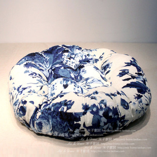 Japanese and Chinese ink painting  wind cotton linen cushion
