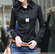 2012春装新款女装韩版女士修身秋款衬衫衬衣女白衬衫女款长袖加厚