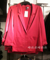 2012春秋HM专柜正品代购原单糖果色修身休闲一粒扣小西服 西装
