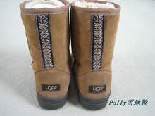���� ugg 5225 ѩ��ѥ ��ɫ ������ëƤһ�� ��Ͳ ����� Ůѥ