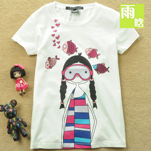 丑娃可爱圆领休闲...