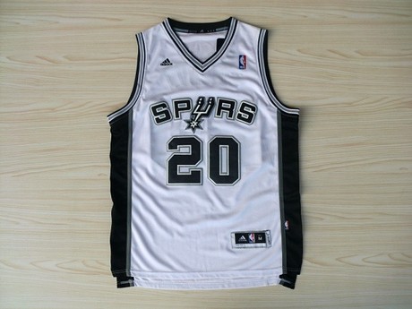 NBA 球衣 马刺队20号 马努.吉诺比利 篮球服 新