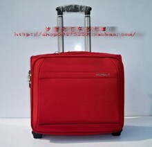 淘金币原装正品狼域正品/16寸红色电脑拉杆箱/结婚箱8046质量超好