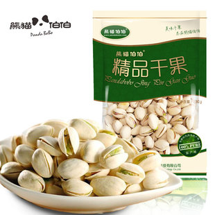  熊猫伯伯 原色无漂白 美味易剥开心果 灰开心果230g 买2包包邮费