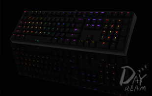 DayDream white backlight machine Keyboards cherry axis specific color shade by Joe