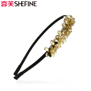  【满188减20】【特卖惠】喜芙发饰韩国水晶串珠时光繁华发箍