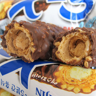  韩国进口食品 批发 零食 三进X5巧克力棒 x5 夹心巧克力 士力架