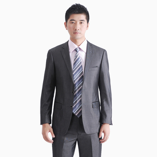  杉杉集团授权品牌男士西服套装韩版商务正装结婚礼服西装春装套西