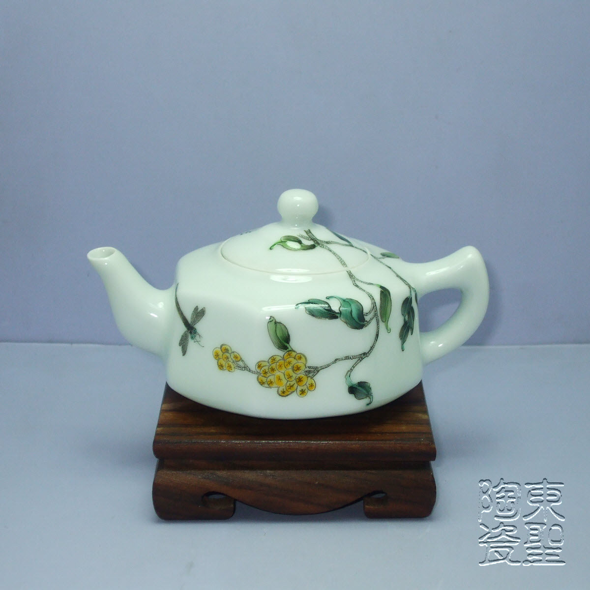 慎德堂款粉彩壶手绘字画粉彩瓷茶具复古装饰壶摆件景德镇陶瓷茶壶|ruв категории посуда, чайный сервиз, чайник - от Buy2taobao.com для оказания профессиональной услуги покупки агента Taobao
