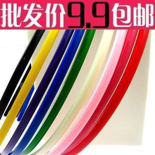  满包邮时尚饰品糖果色简约基础款 塑料细发箍/头箍/发夹/发带 4mm
