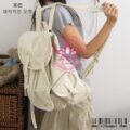  皇冠特价 学院派日韩版包多口袋包翻盖双肩包背包大包包X6859