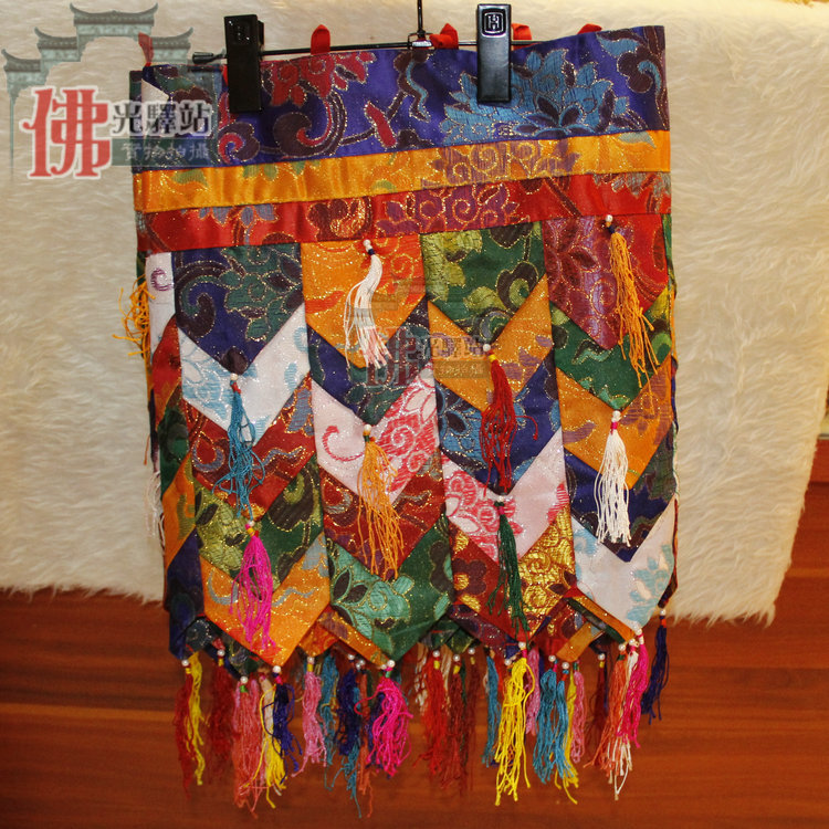 Buddhist supplies Nepal Tibetan cloth Multicolored Valance Prima Hanging curtain Dado Buddhist Hall Fabricsin the Home Fabric , Curtains and curtain accessories , Curtain/Curtain category - from Buy2taobao.com to provide professional Taobao agent buy service