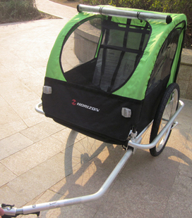 出口正品二轮自行车拖车\/双人座\/儿童车\/折叠车