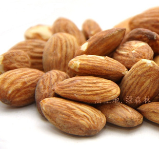  5冠 美国大杏仁 扁桃仁250克 孕妇宝宝特价坚果 不漂白 2斤包邮