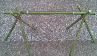 竹竿 竹子 晒衣架 晾衣杆 三角架