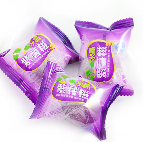 【任3斤包邮】德丽佳紫薯糍 独立装250g 麻薯地瓜干 番薯紫薯干