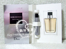 Madera elegante!  Dior Dior Homme Eau hombres EDT1ML una boquilla