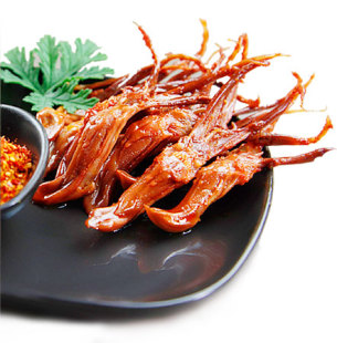  湖北武汉特产肉食品 精武香辣鸭舌头 真空独立小包装250g