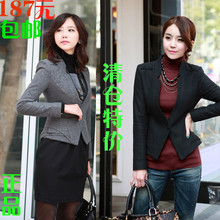 2012新款夏季大码女装哥弟衣舍正品<span class=H>韩版</span>原单毛呢子小西服外套包邮