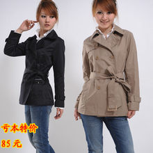 2012年春秋新款女装 <span class=H>日单</span>原单短风衣休闲白领大码 短外套 女