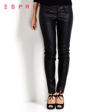 3折 ESPRIT EDC系列 女春夏 铆钉小脚修身皮裤YKEC108O现价160