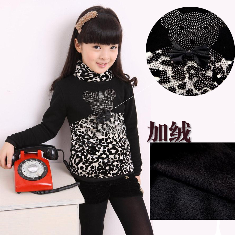 小熊款童装打底衫...