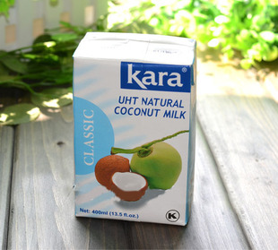  原装进口佳乐椰浆 全新包装 KARA椰浆 90%鲜椰浆 清真食品