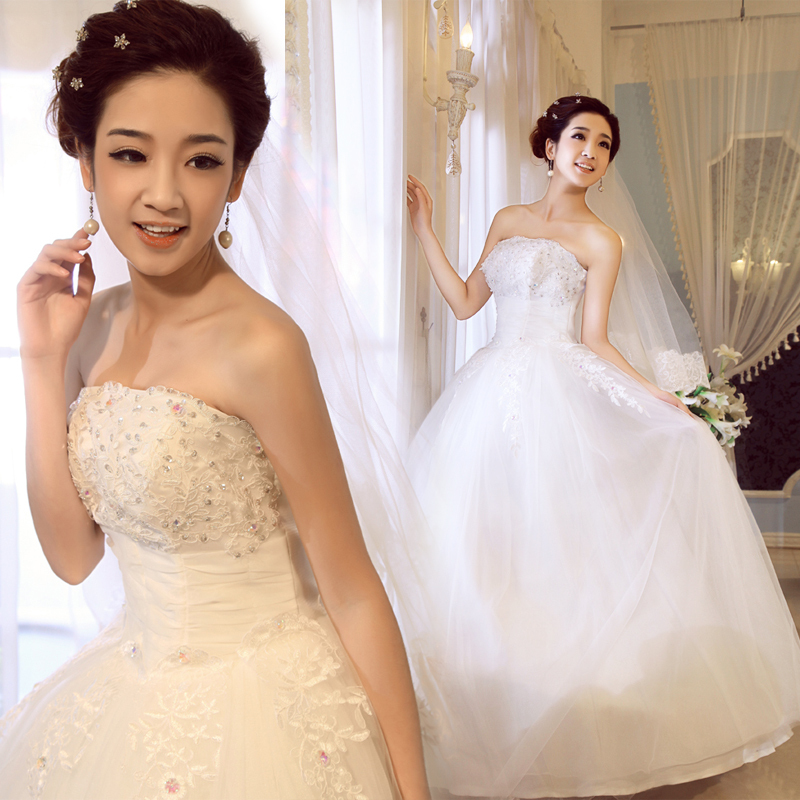 新娘婚纱 礼服 新款2013 静世奇缘 韩式 韩版公主 蕾丝抹胸 婚纱 新娘婚纱 礼服 新款2013 静世奇缘 韩式 韩版公主 蕾丝抹胸 婚纱