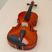 普及亮光白色哑光小提琴儿童成人初学者练习小提琴全套乐器特卖
