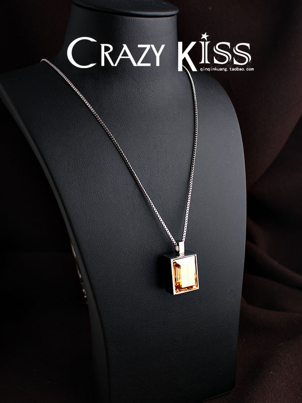 sweater chain have more cash than can be accounted for Versatile the republic of korea personality 2017 Ladies Simplicity Autumn and winter Refinement Silver 2 Double color crystalin the Accessories/Fashion Jewelry, Necklace category - from Buy2taobao.com to provide professional Taobao agent buy service