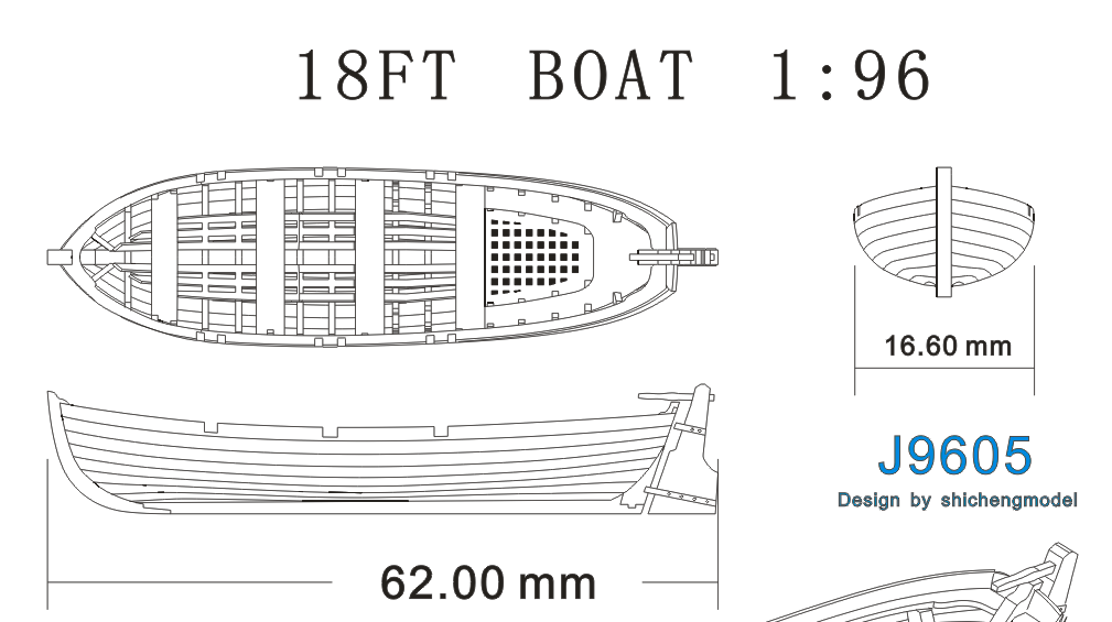 1:96 18英寸 全肋骨 救生艇木制模型套件 J9605 世铖模型出品在类目 模玩/动漫/周边/cos/桌游, 专业航模/车船模/军模/无人机, 船舰模型中 - 来自Buy2taobao.com提供专业的淘宝代购服务