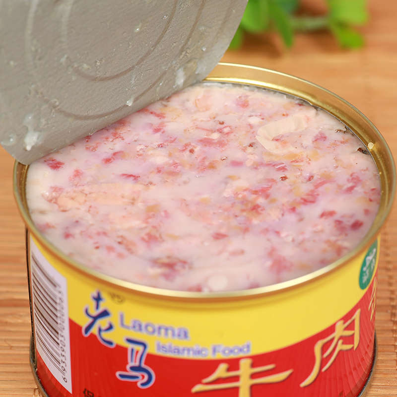 内蒙古老马清真咸牛肉罐头午餐肉户外食品罐头240g户外即食快餐肉|ruв категории зерно риса/север и Юг сухих грузов/приправы, удобный момент, мясо - от Buy2taobao.com для оказания профессиональной услуги покупки агента Taobao