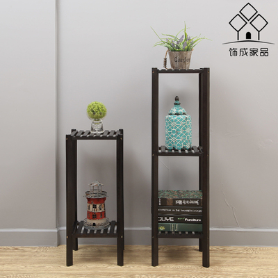 饰成家品多肉花盆客厅室内落地花架子多层三层阳台置物层美式花架