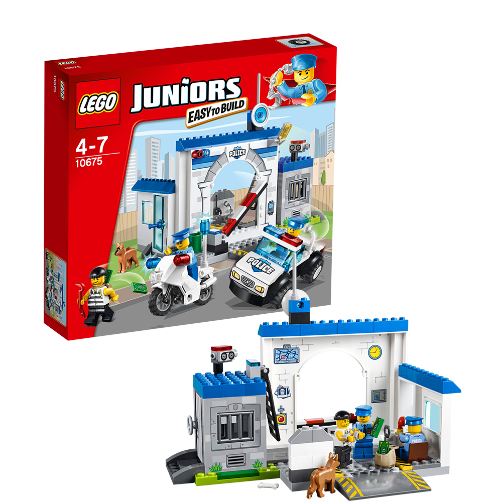乐高小拼砌师系列10675警察大追捕 LEGO JUNIORS 玩具积木益智