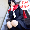 阳炎Project目隐团 楯山文乃cosplay女装 目隐都市的演绎者水手服