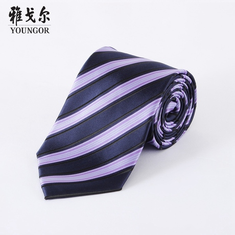 雅戈尔正品男士领带正装商务领带男士结婚领带精美条纹领带P032商品大图